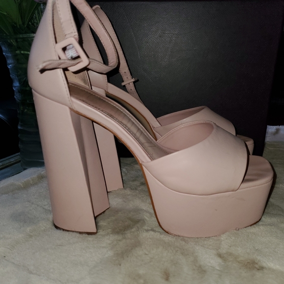 SCHUTZ platforms lenne leather size 8 - Picture 2 of 9